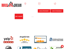 Tablet Screenshot of buildadreaminc.com